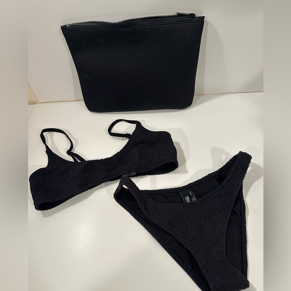 Triangl Black Maci Bikini Set- Size Small
